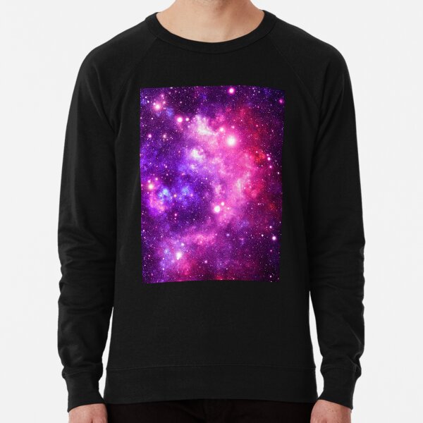 Purple Blue Galaxy Nebula Lightweight Sweatshirt for Sale by 2sweetsDesign Redbubble