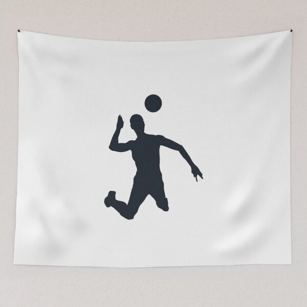 Item preview, Male Volleyball Spiker Silhouette designed and sold by MasterArtsman.