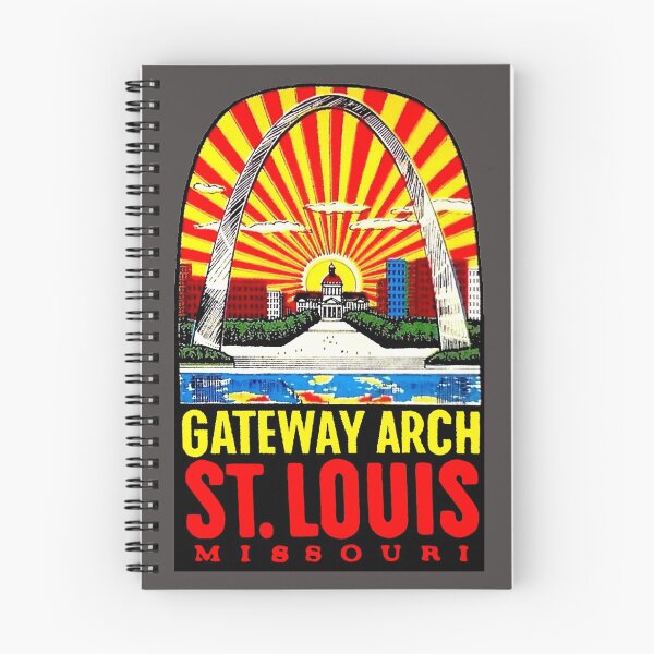 Item preview, Gateway Arch St Louis Vintage Travel Decal designed and sold by hilda74.
