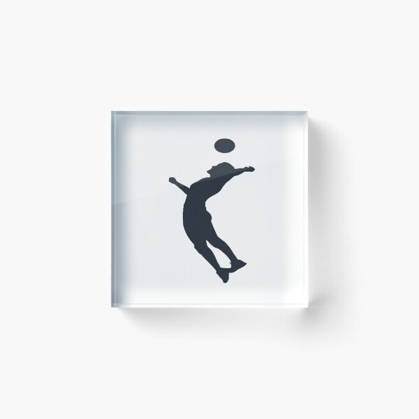 Artikelvorschau, Männlicher Volleyball Spiker Silhouette entworfen und verkauft von MasterArtsman.