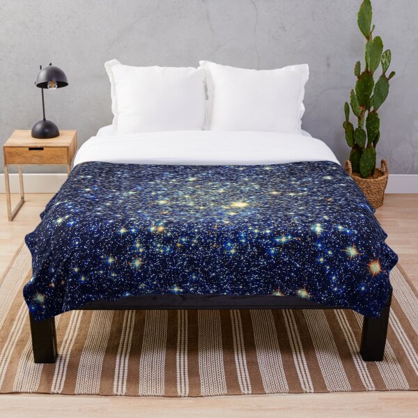 Item preview, Dark Midnight Blue & Gold Galaxy Sparkle Stars designed and sold by 2sweetsDesign.