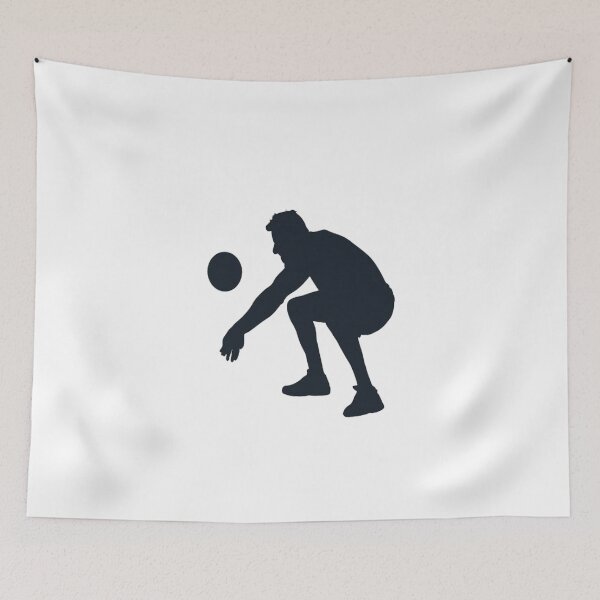 Item preview, Male Volleyball Setter Silhouette designed and sold by MasterArtsman.