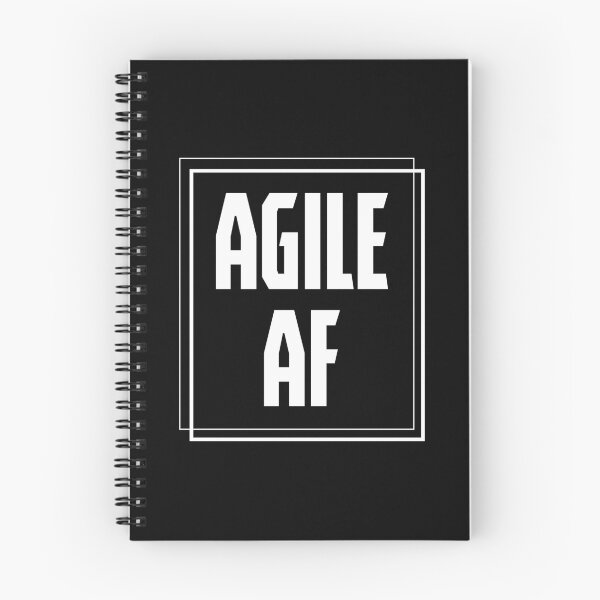 Item preview, Agile AF Scrum Master print For Agile Development designed and sold by woodsgoodsco.