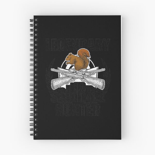 Aperçu de l'œuvre Légendaire écureuil chasseur conception chasse cadeau drôle créée et vendue par woodsgoodsco.