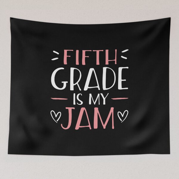 Item preview, Fifth Grade Is My Jam Teacher Team Gift print designed and sold by woodsgoodsco.