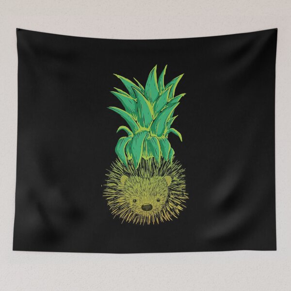 Item preview, Funny Pinehog Pineapple Design Hedgehog Pineapple Gift designed and sold by woodsgoodsco.