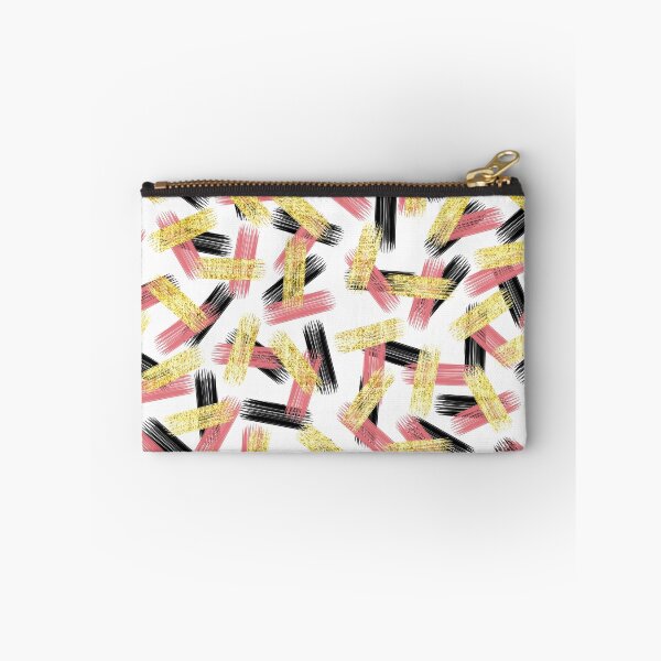 Item preview, Elegant Pink, Black, and Gold Brushstroke Pattern designed and sold by Blkstrawberry.