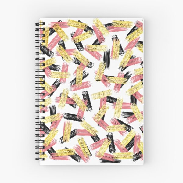 Item preview, Elegant Pink, Black, and Gold Brushstroke Pattern designed and sold by Blkstrawberry.