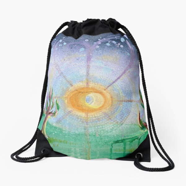 Sun Ring Drawstring Bag