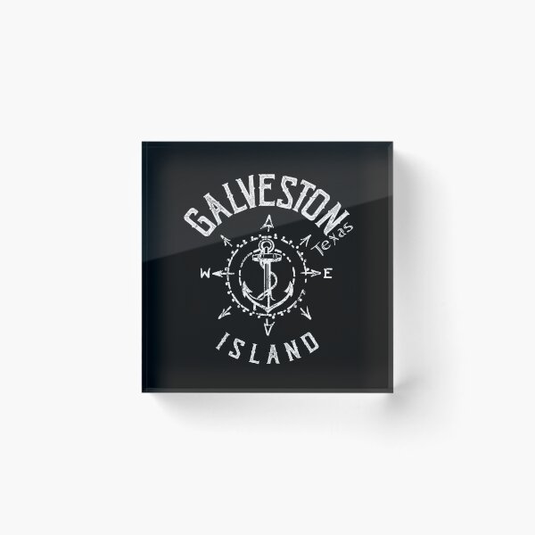 Item preview, Galveston Island Texas, TX Nautical Compass Rose, Wind Rose, Sailing Sailboat Anchor Souvenir designed and sold by ArtByBollwitt.