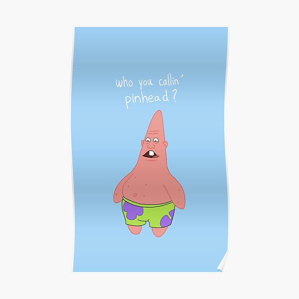 Patrick Star Posters | Redbubble