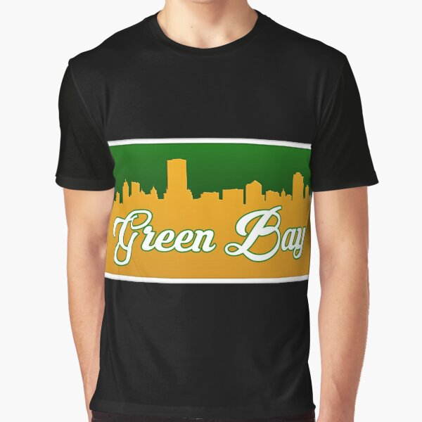 Green Bay American Football Stripes Graphic T-Shirt for Sale by SSFootball