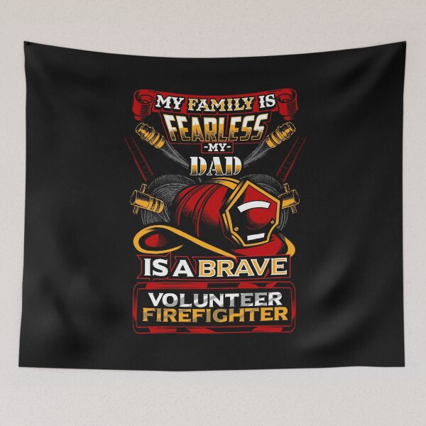 Item preview, Volunteer Firefighter Dad Love designed and sold by RiffXS.