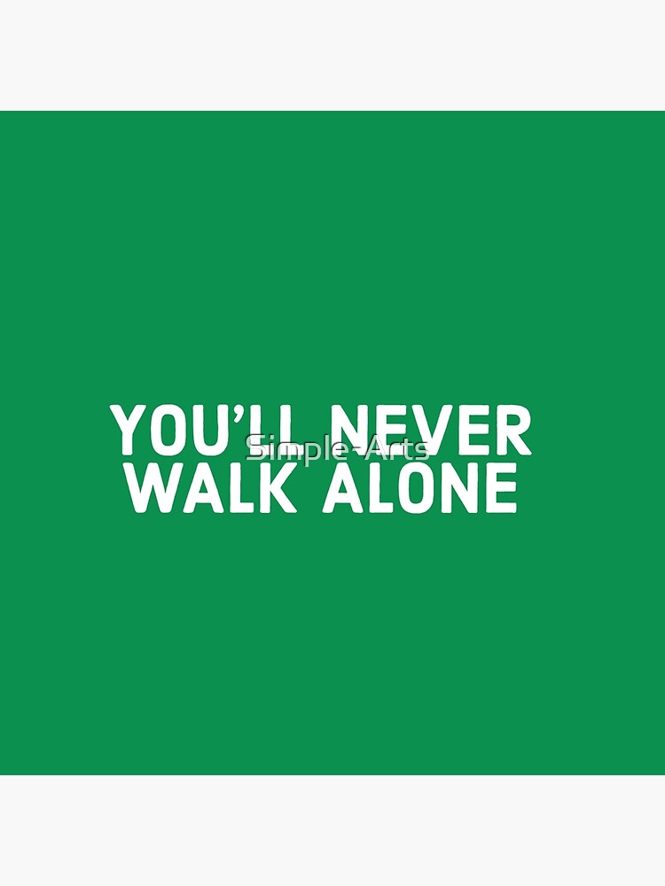 Glasgow Celtic Fc You 39 Ll Never Walk Alone Greeting Card By Simple Arts Redbubble