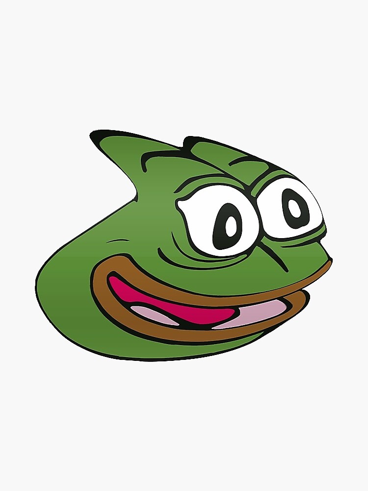 Pepega Twitch Emote Clock for Sale by mattysus