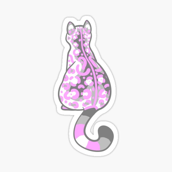 Pride Month Demigirl Kitty Sticker For Sale By Voidofstars Redbubble 