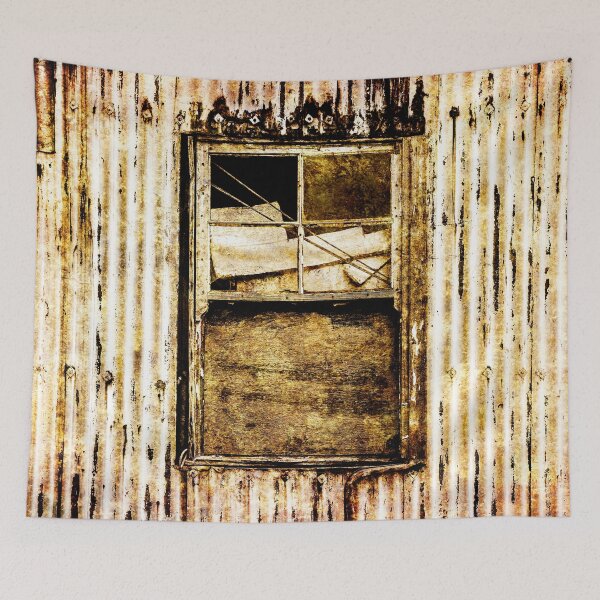 Item preview, Window in a tin wall designed and sold by Dave Hare Photography.