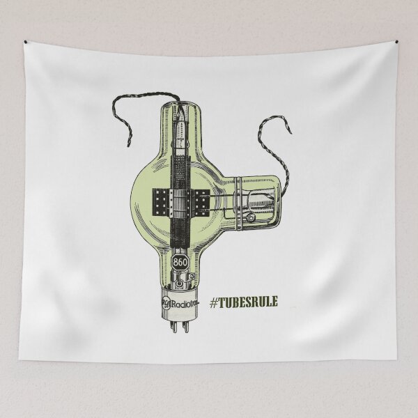 Item preview, Tubes Rule. Analogue Rocks!  designed and sold by taspaul.