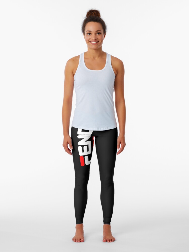 fendi logo leggings