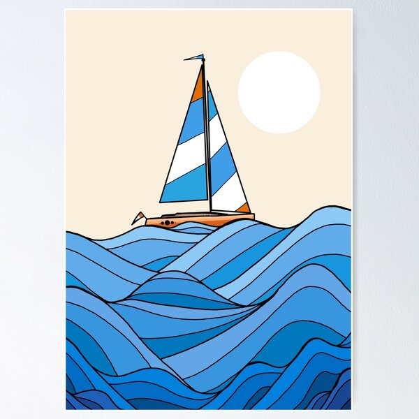 Item preview, Come sailing with me designed and sold by Swadeillustrations.