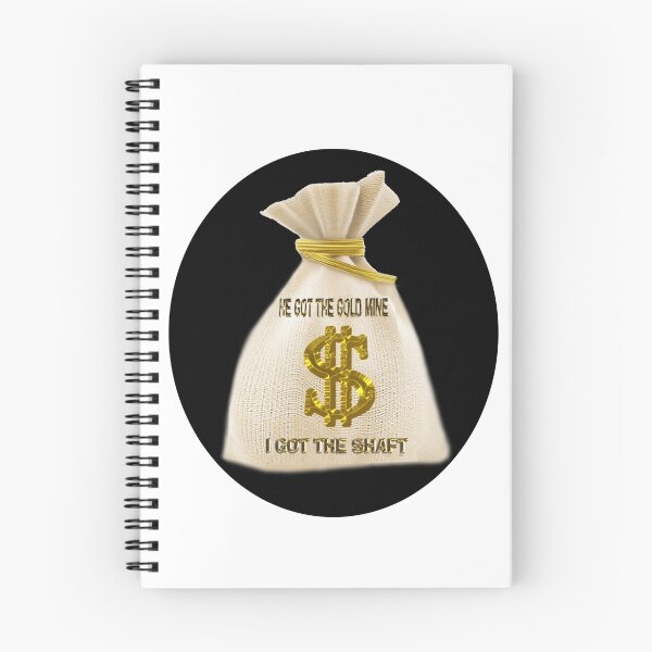 Item preview, HE GOT THE GOLD MINE - I GOT THE SHAFT - PILLOW-TOTEBAG-TEESHIRT-JOURNAL- SCARF ECT.. designed and sold by ✿✿ Bonita ✿✿ ђєℓℓσ.