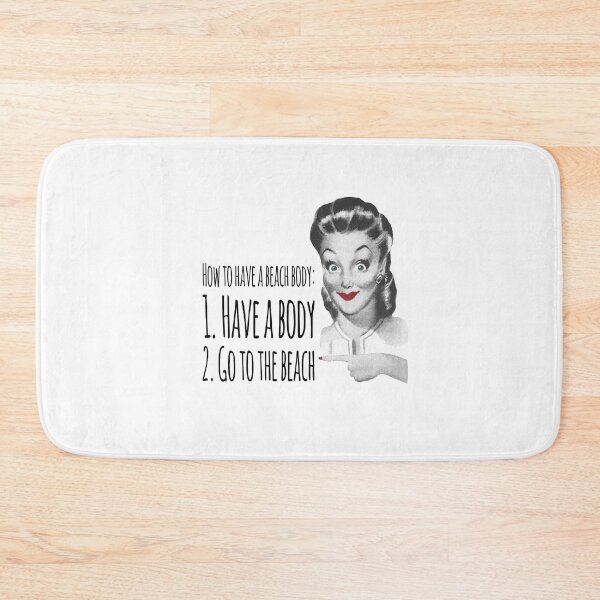 Item preview, How to Have a Beach Body designed and sold by Retro Salt.