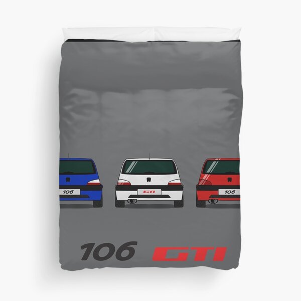 Housse de couette for Sale avec l'œuvre « Peugeot 106 rallye » de l'artiste  RCJM-Design