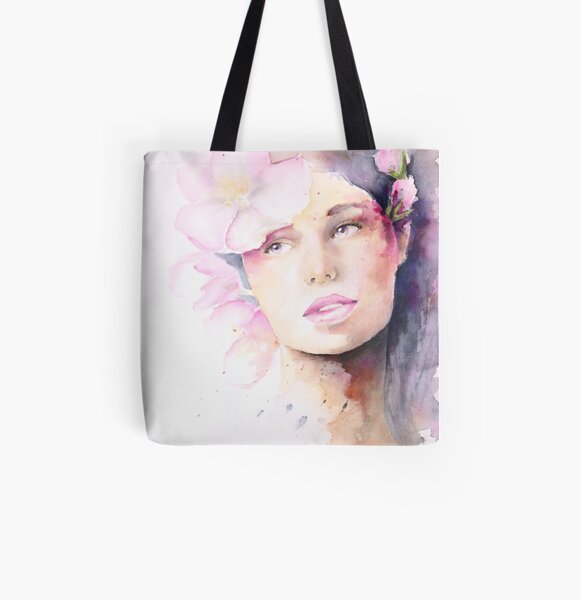 Flower girl All Over Print Tote Bag