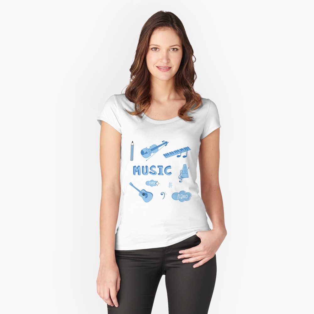 Item preview, Fitted Scoop T-Shirt designed and sold by The-Goods.