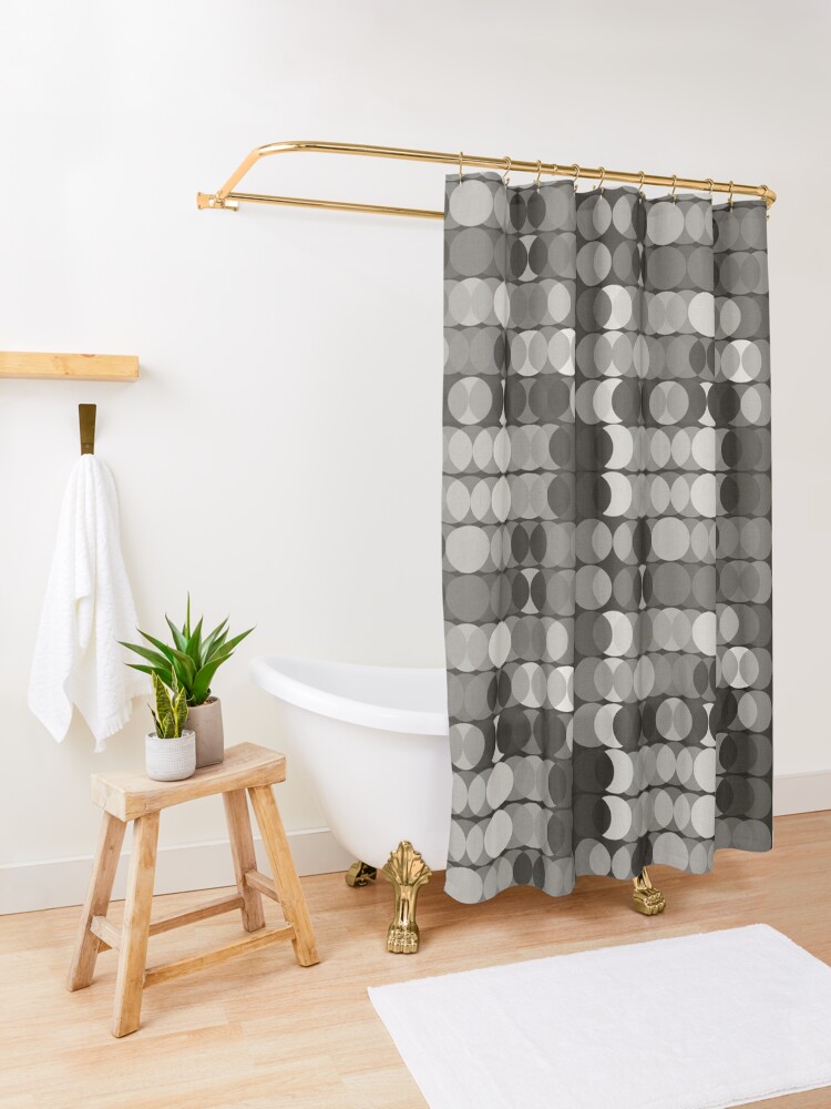 Alternate view of Grisailles Shower Curtain