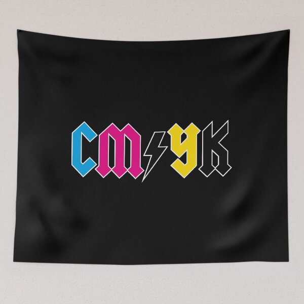 Item preview, CMYK Rock graphic designer printing office DTP art designed and sold by LaundryFactory.