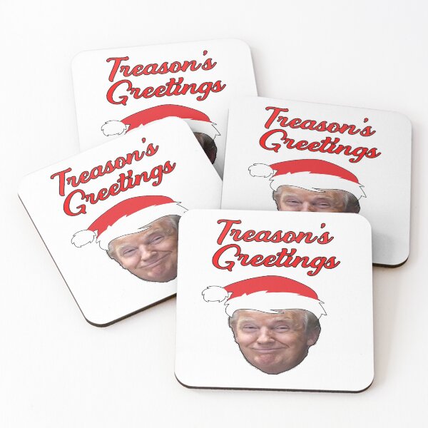 Item preview, Treason's Greetings Anti Donald Trump Russia Funny Christmas Political Resist designed and sold by funnytshirtemp.