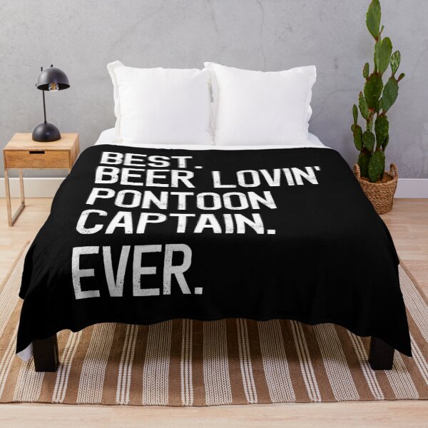 Item preview, Best Beer Lovin Pontoon Captain Ever Funny Pontoon Boat Captain designed and sold by mrsmitful.