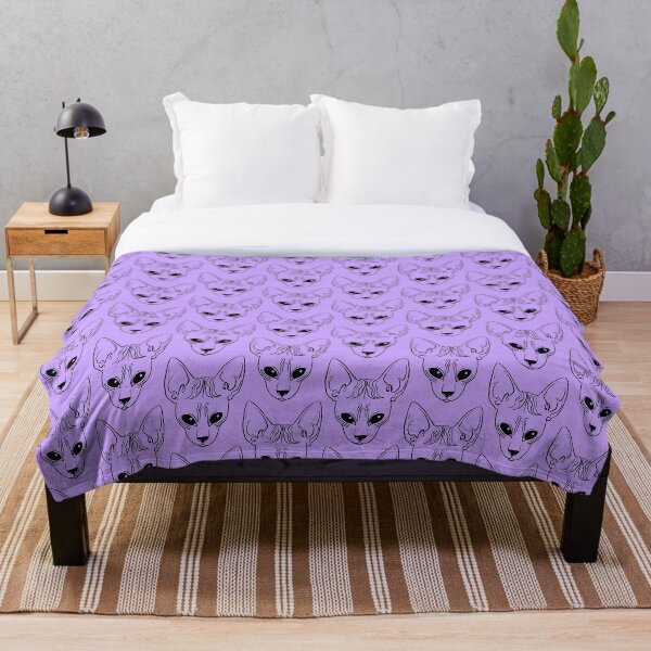 Plaids Sur Le Theme Amoureux Des Chats Redbubble
