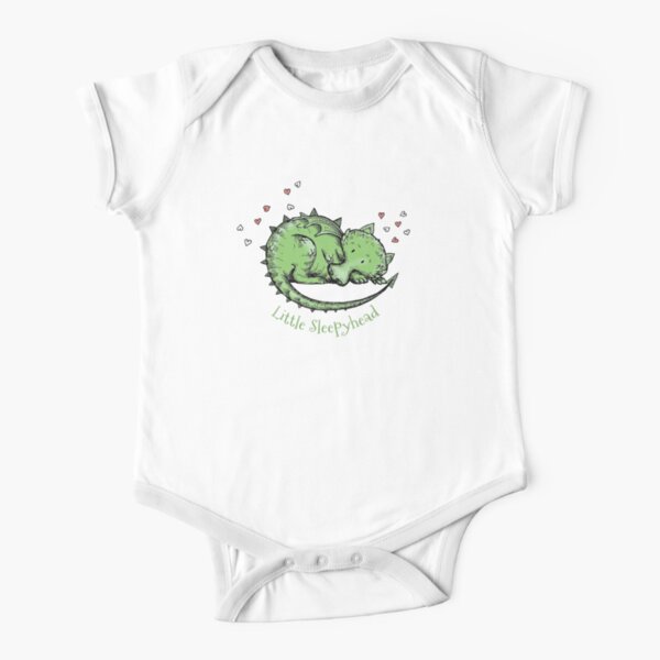 Sleepy Dragon - Little Sleepyhead Short Sleeve Baby One-Piece