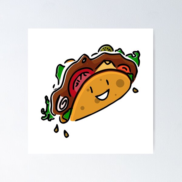 Happy Taco Poster