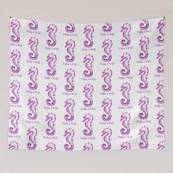 Item preview, Make a Wish seahorse - pink designed and sold by Sally Barnett.