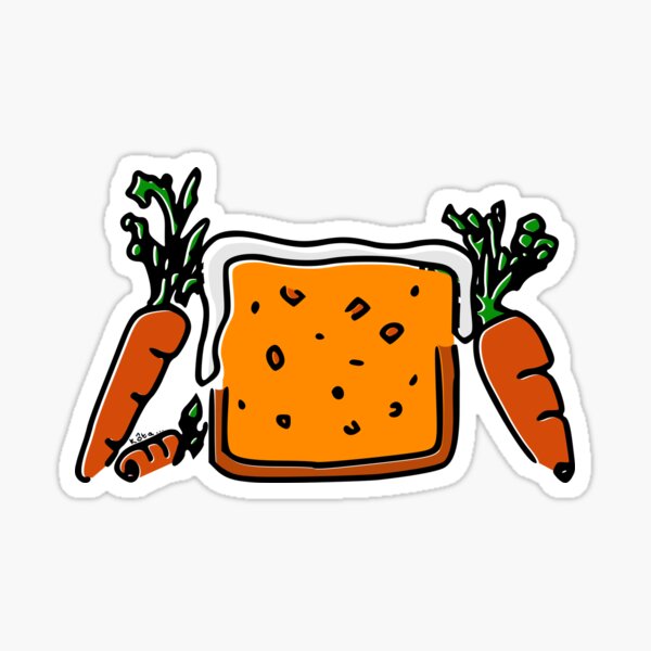 Carrot Cake Sticker