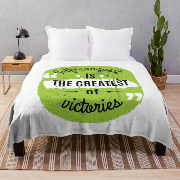 Item preview, Self Conquest Is The Greatest Of Victories designed and sold by FotoArtist.