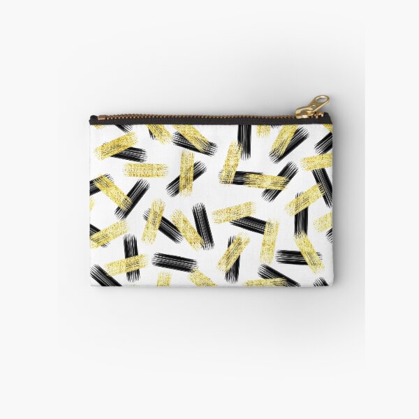 Item preview, Elegant Black and Gold Brushstroke Pattern designed and sold by Blkstrawberry.