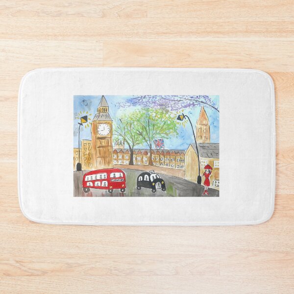 Item preview, Big Ben, Quirky Naive London Image designed and sold by Casimirasart.
