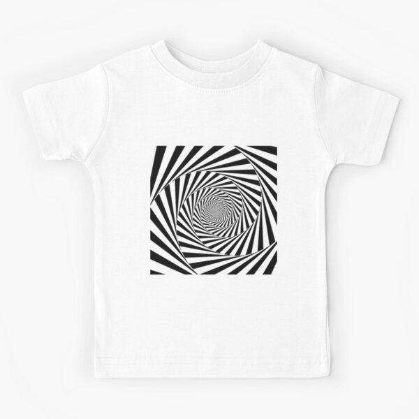 #Op art, #Art movement, #Optical #illusion Kids T-Shirt