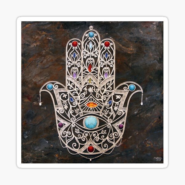 the Hand of fatima Sticker