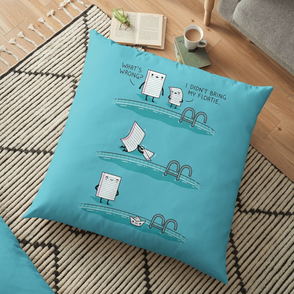 The floatie Floor Pillow