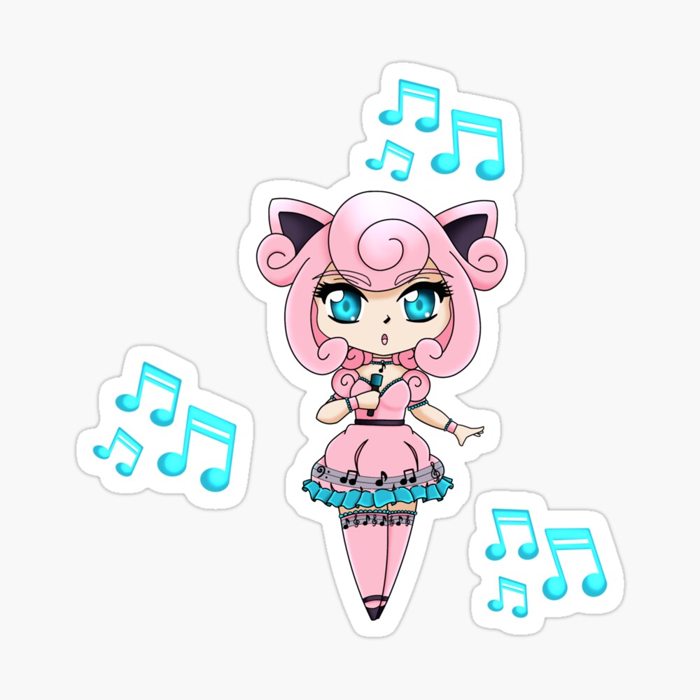 Jigglypuff Chibi do Anime E Manga Pokemon