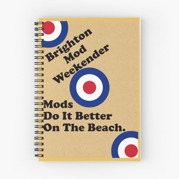 Item preview, Brighton Mod Weekender Mod Mods Quadrophenia Beach designed and sold by JackAlphaRed.
