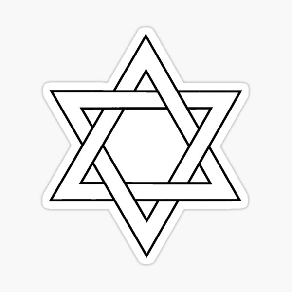 #Star of #David #Clipart #StarOfDavid Sticker