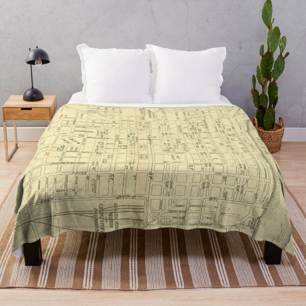 Item preview, Vintage Savannah Georgia Map (1890) designed and sold by BravuraMedia.