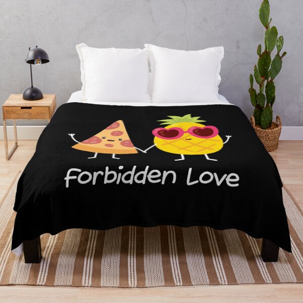 Item preview, Funny Pineapple Pizza Combo Food Humor Summertime Trendy Gift - Forbidden Love designed and sold by PremiumDesignz.