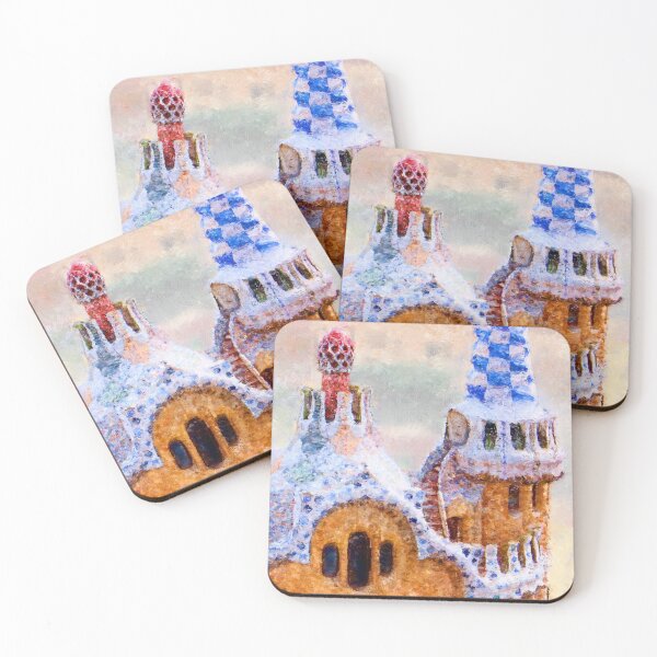 Item preview, Gaudi Park Guell Candy House Tower Painting designed and sold by Weston  Westmoreland.